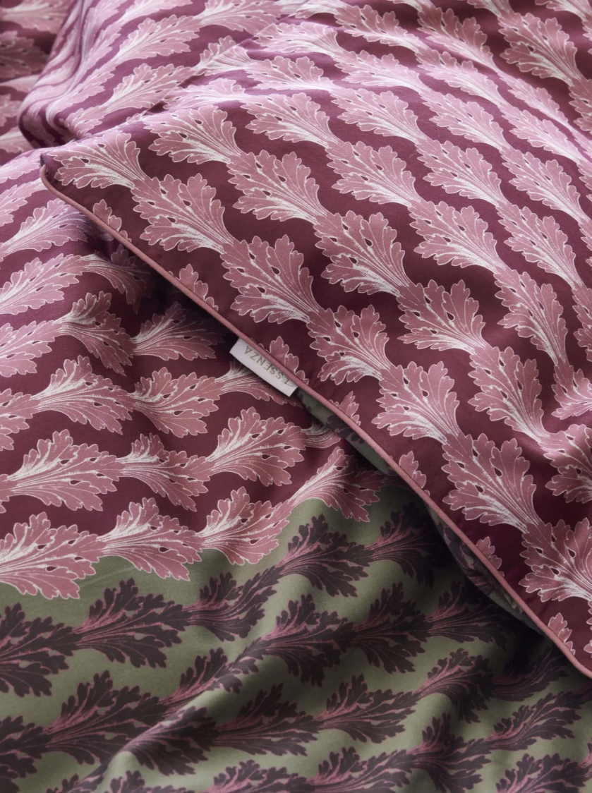 Essenza Cherry red Tesse Duvet Cover 135x200 