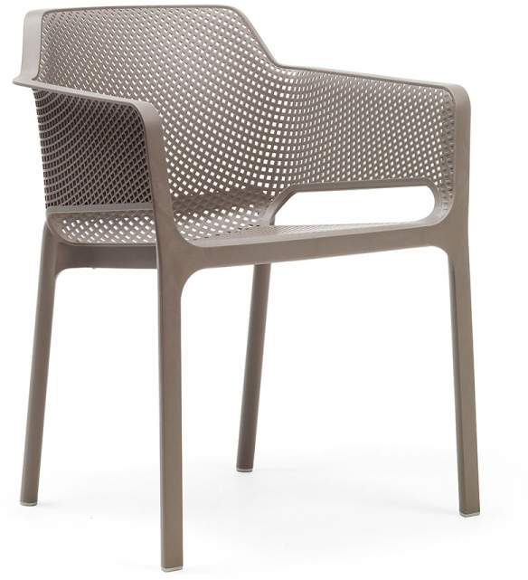 Nardi Stuhl NET tortora -  UV-beständiges fiberglass-Polypropylen