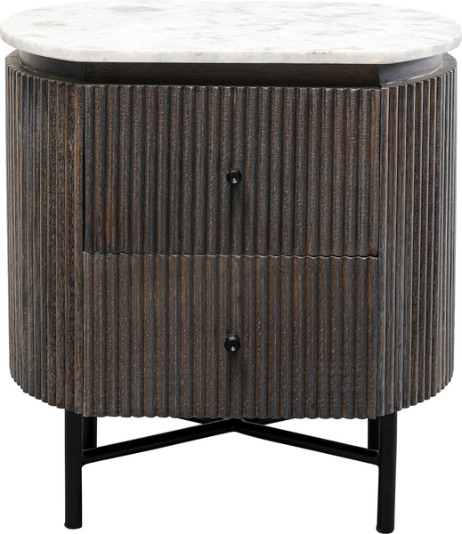 Kommode grau - 50 x 55 cm - KARE Klein Glenn