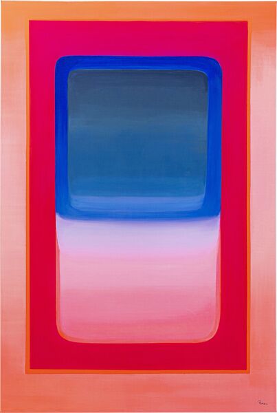 Leinwandbild mehrfarbig - 150 x 100 cm - KARE Tendency Pink