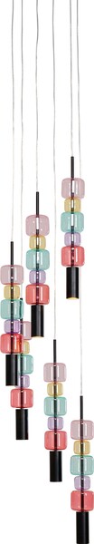 Hängeleuchte mehrfarbig - Ø41 cm - KARE Candy Bar Colore