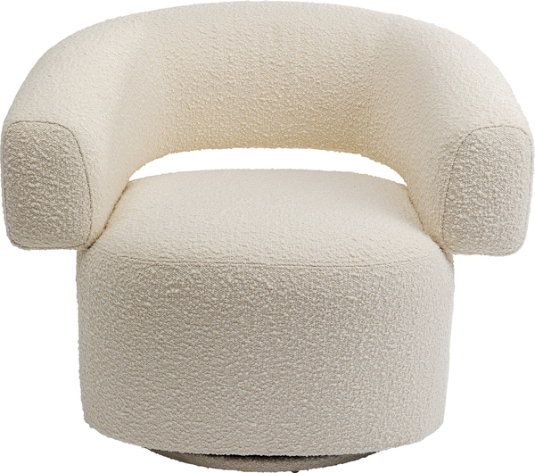 Drehsessel beige - KARE Maye Creme