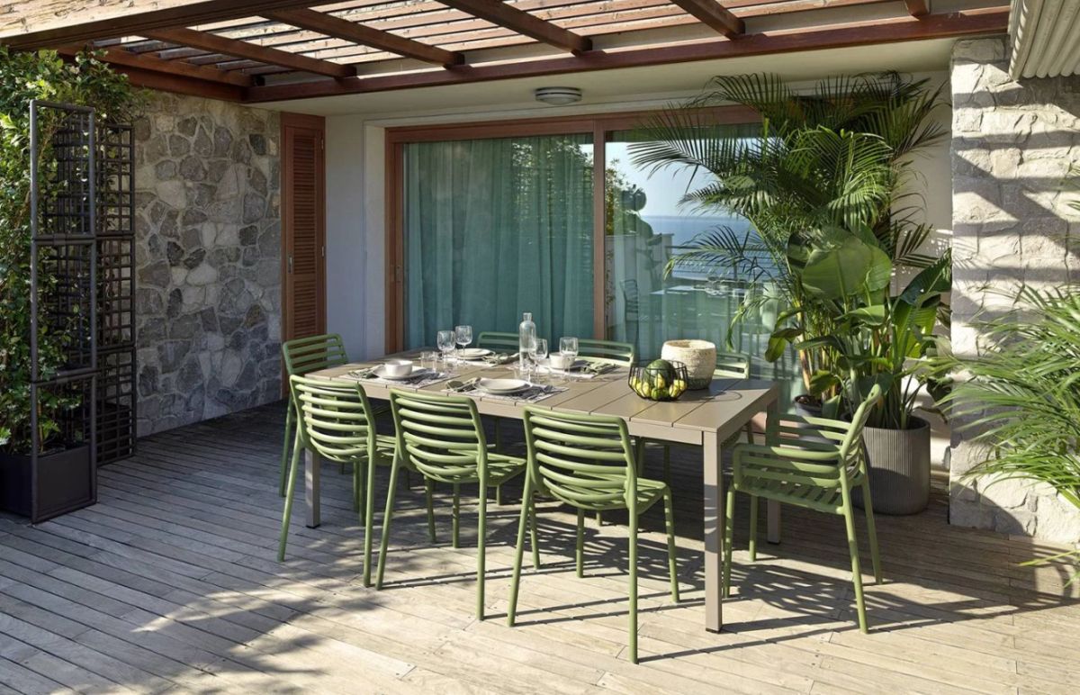 Nardi Stuhl DOGA BISTROT antracite - anthrazit - Recyclebarer Kunststoff. - stapelbar