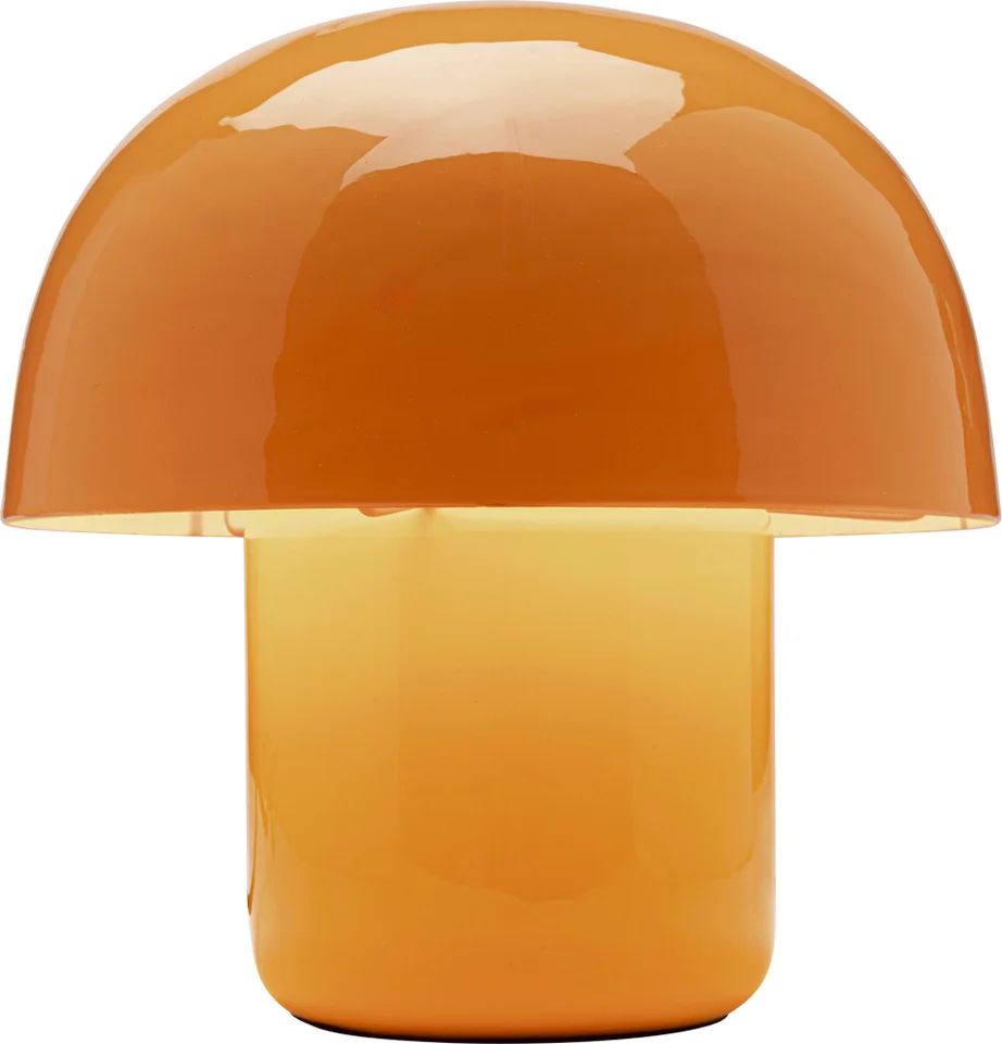 KARE Tischleuchte Orange - Mushroom Shiny Duo Sunday