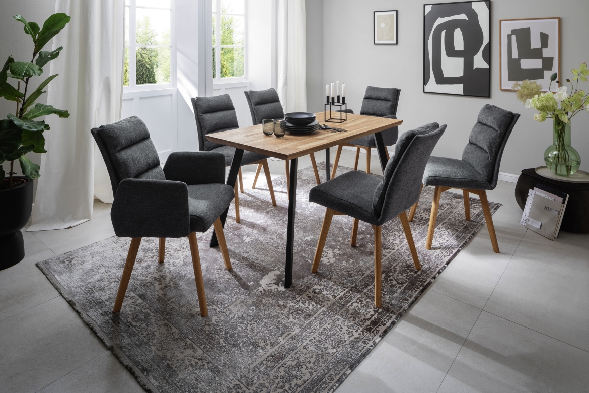 MCA Direkt Armlehnstuhl Kampala anthrazit