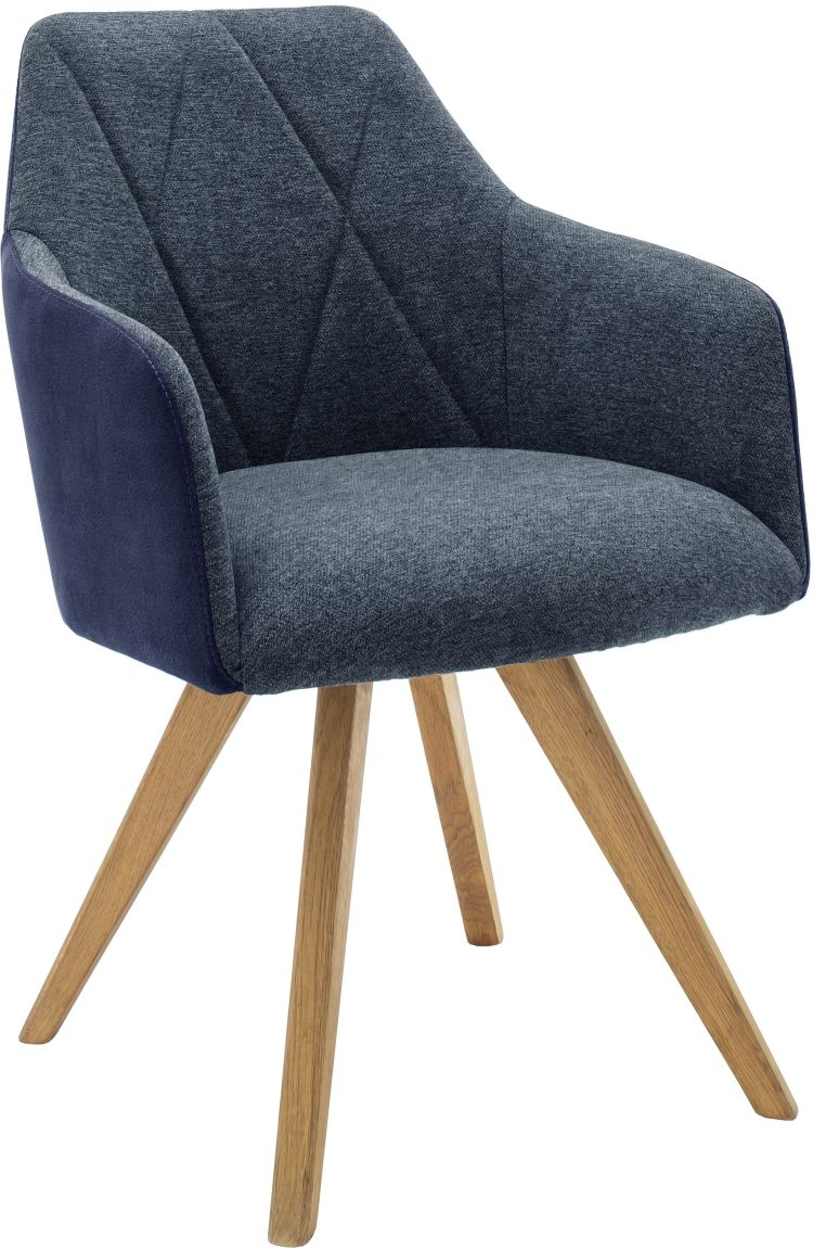 MCA Direkt Armlehnstuhl Redding Stoff nachtblau drehbar