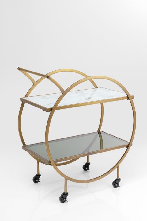 Servierwagen braun - KARE Loft Brass