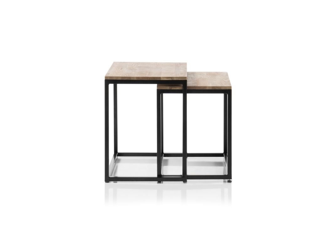 MCA furniture Couchtisch 2er Set Sakura asteiche Massiv