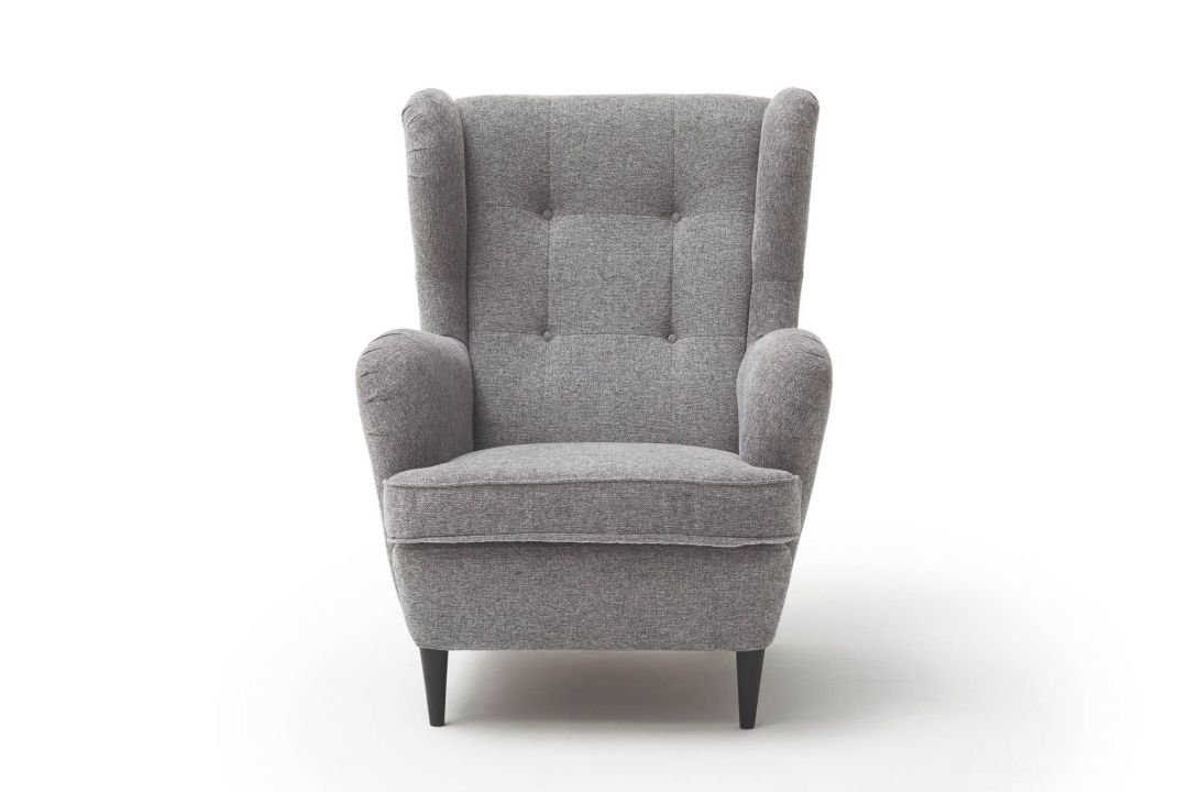 Black Red White Sessel Oskar grau 78 x 98 cm