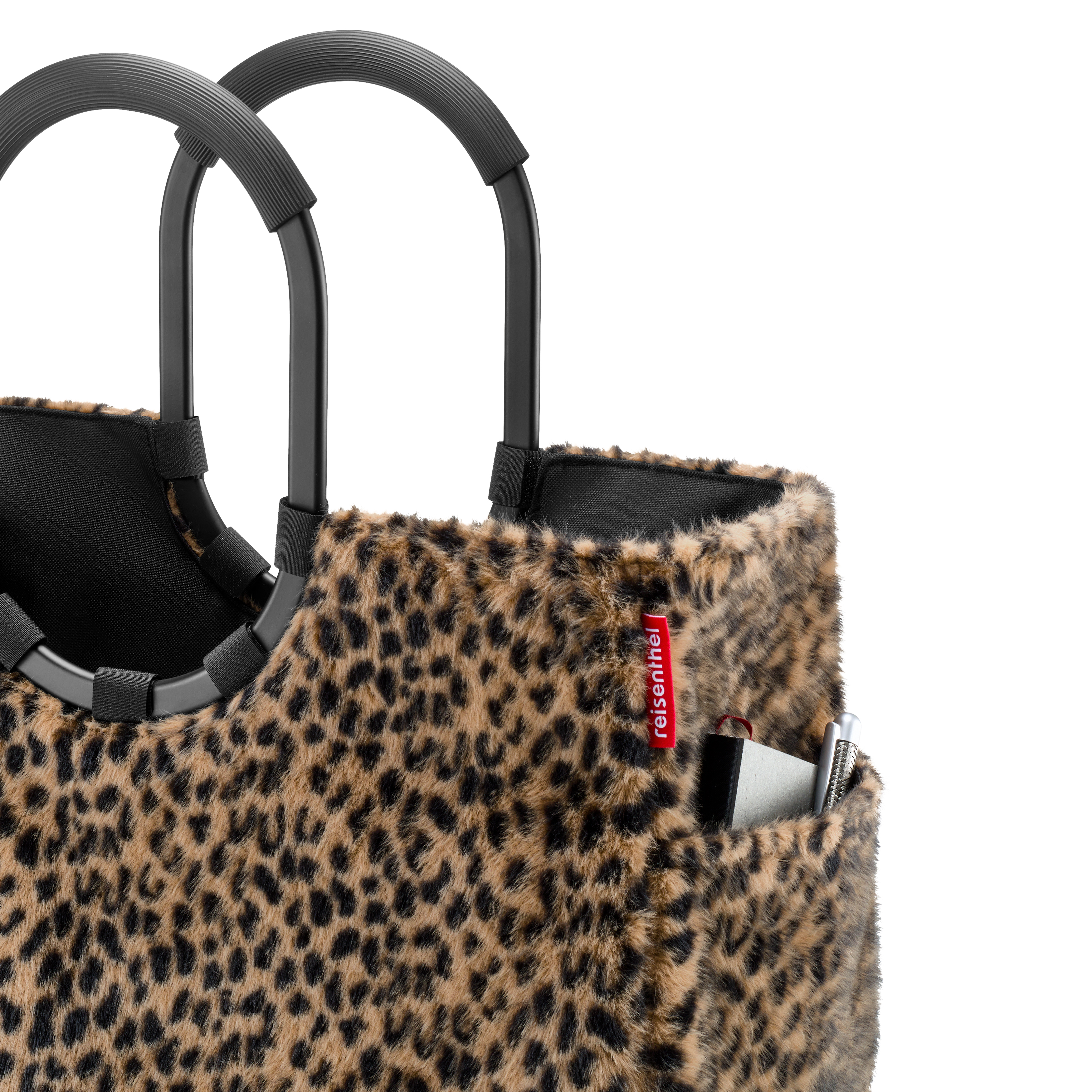 reisenthel loopshopper L - Leo Fake Fur