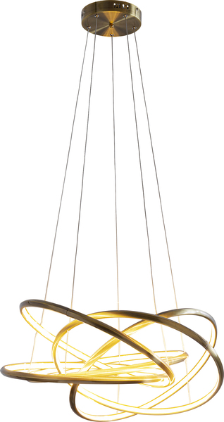 Hängeleuchte gold - KARE Saturn LED Gold Big