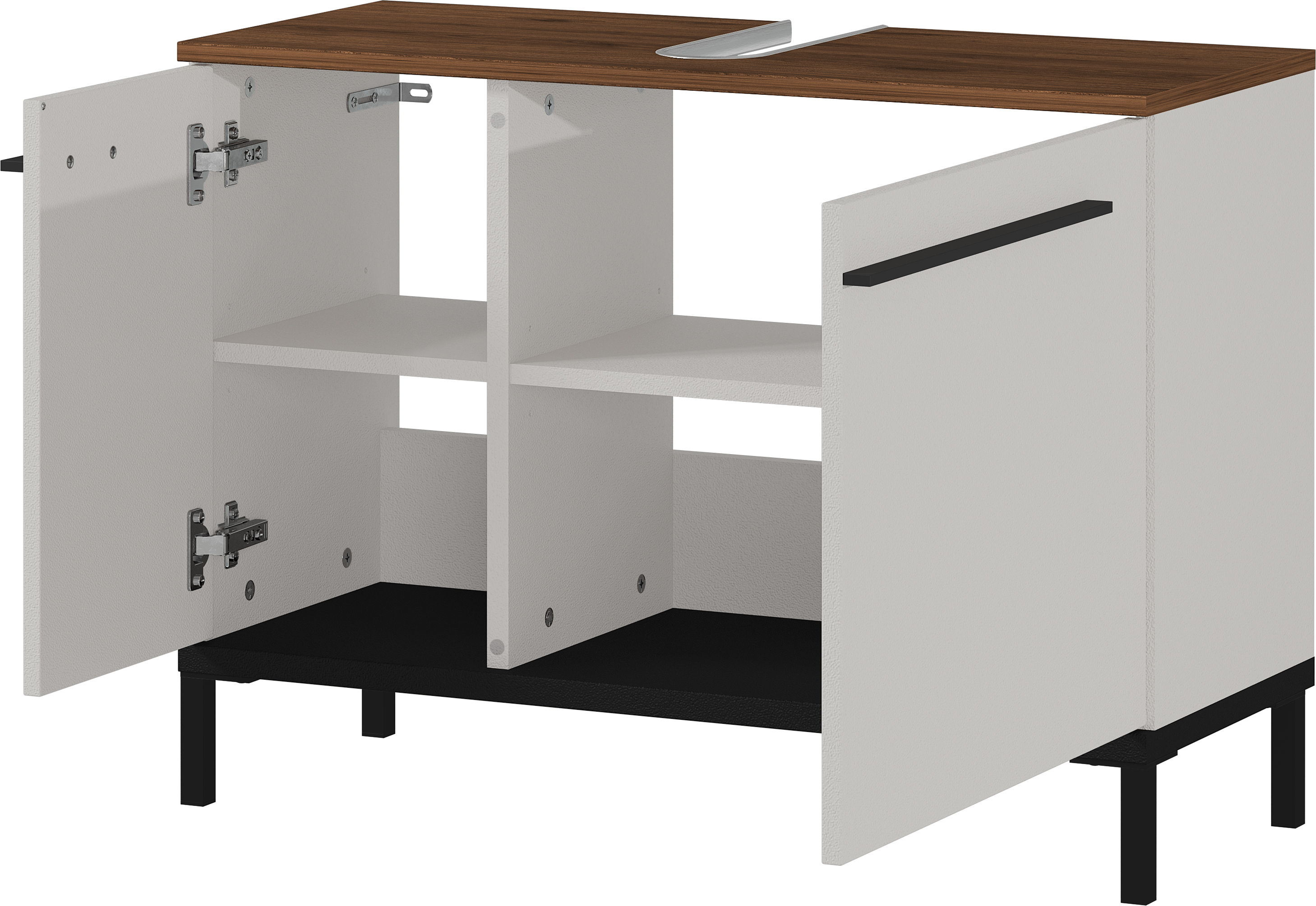 Waschbeckenunterschrank BARCELONA mit 2 Türen B/H/T ca. 80 x 59 x 34 cm