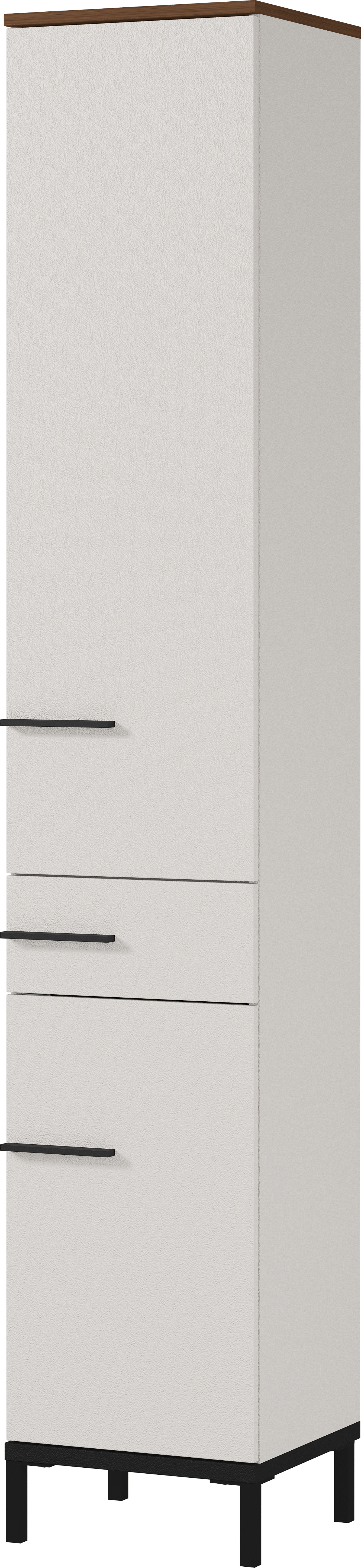 Hochschrank BARCELONA mit 2 Türen und 1 Schubkasten B/H/T ca. 34 x 190 x 34 cm