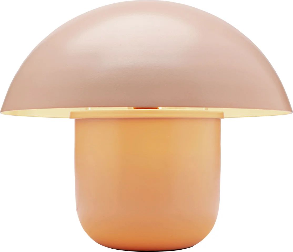 KARE Tischleuchte Rosa-Gelb - Mushroom Matt Peach