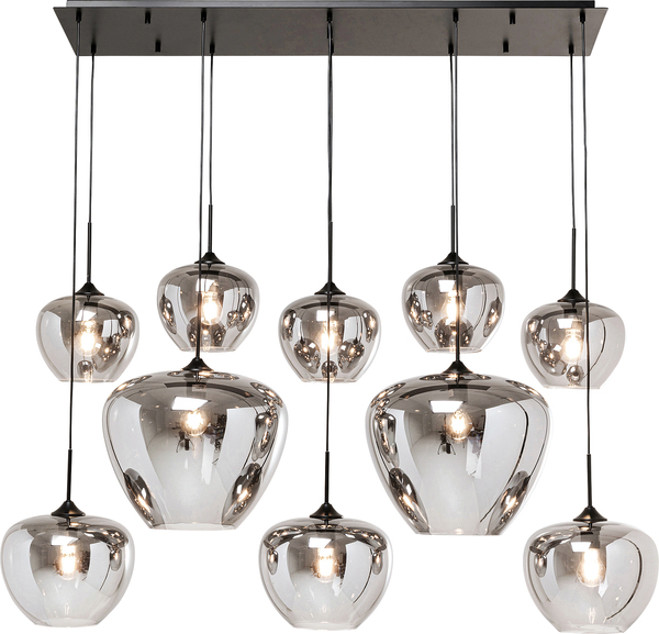 Hängeleuchte silber - 160 cm - KARE Sphere Smoke