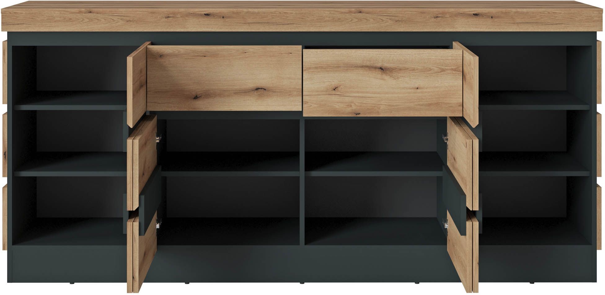 Wójcik Kommode Corte Evoke Eiche Dekor 201,2 x 45 cm