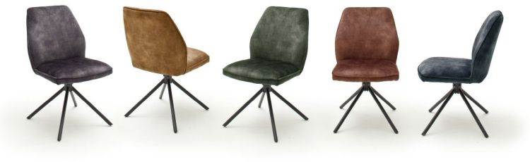 MCA furniture 4 Fuß Stuhl drehbar Ottawa anthrazit
