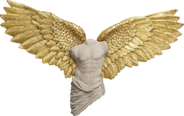Wandobjekt beige - 124 x 71 cm - KARE Guardian Angel Male