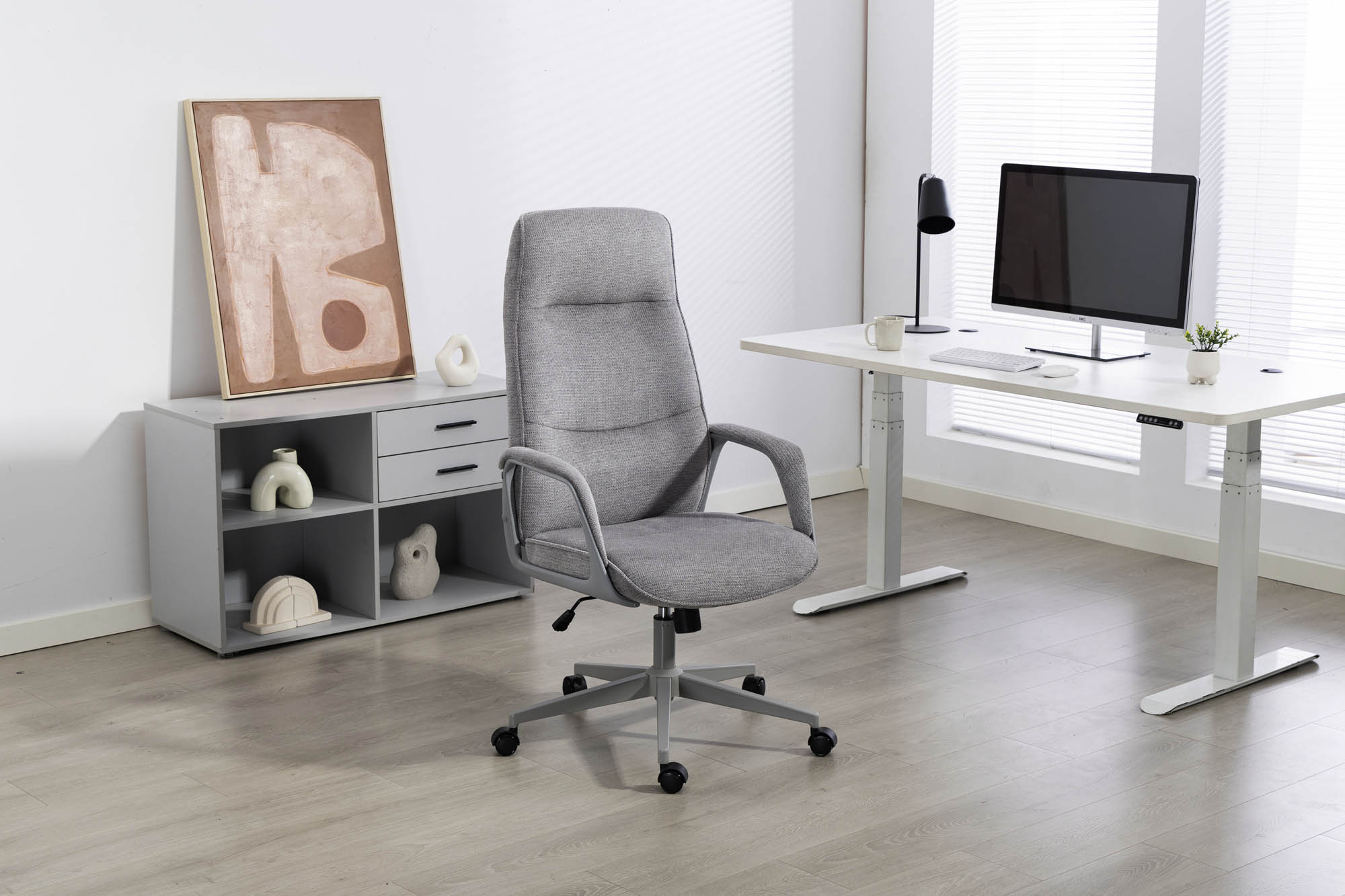 Chefsessel grau - Duo Collection Mikkel