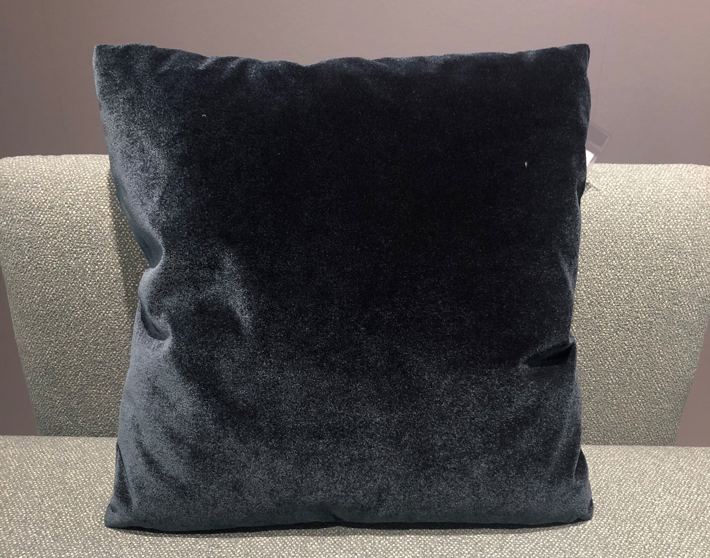 brühl Spitzkissen Roro Blau/Schwarz 45x45 cm