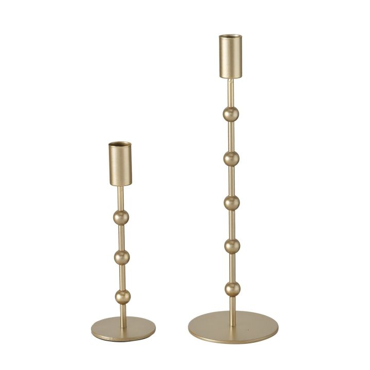 Boltze Kerzenleuchter Kimberly gold H 20 cm