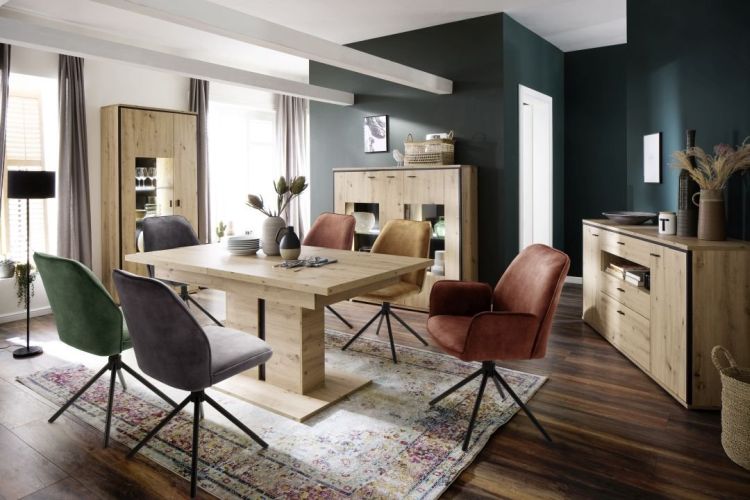 MCA furniture 4 Fuß Stuhl drehbar Ottawa anthrazit
