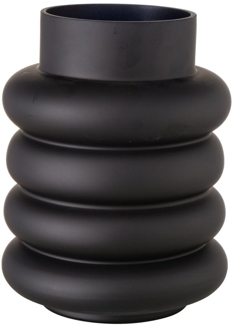 Photophore Boltze Cylon Noir - 20cm Hauteur, Métal Et Verre | Déco Moderne Pour Bougies
